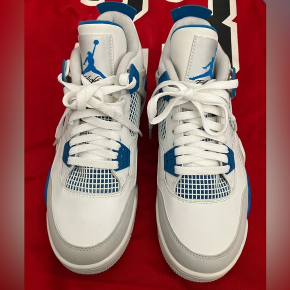 Nike Air Jordan 4 IV Retro 2012 Military Blue CLEAN Shoes Great Condition! - Picture 2 of 16